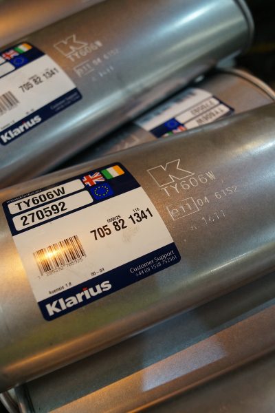 Klarius087 UK vehicles are illegal if not fitted with type-approved exhausts
